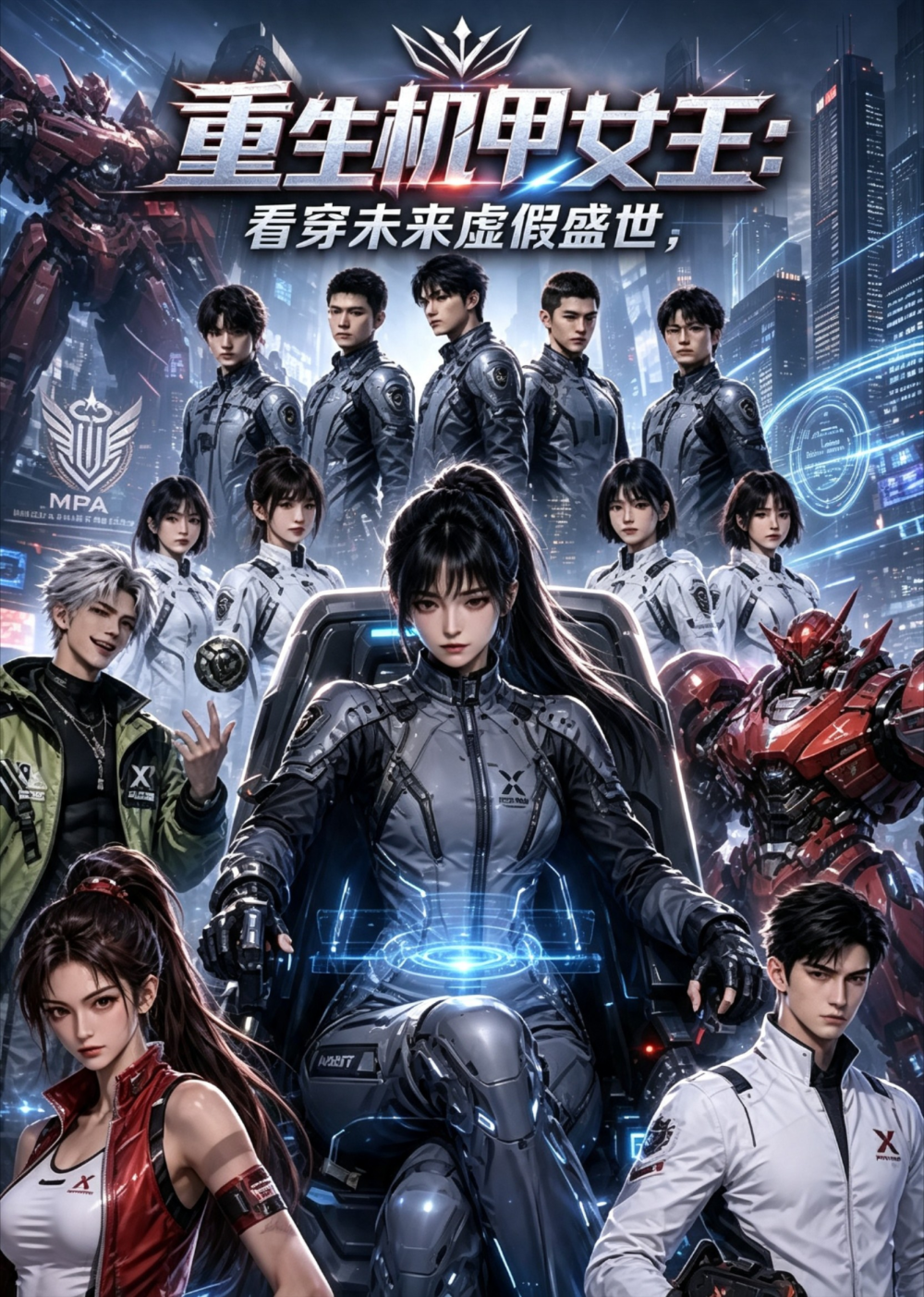 重生机甲女王，看穿未来虚假盛世(全集)
