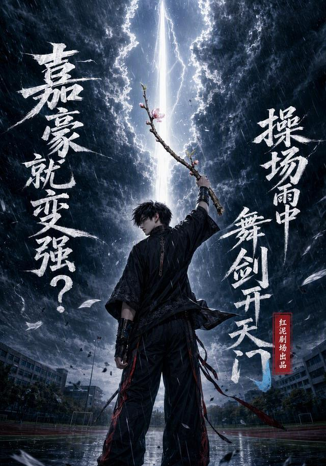 嘉豪就变强？操场雨中舞剑开天门(全集)