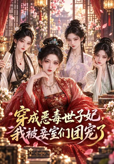 穿成恶毒世子妃，我被妾室们团宠了(全集)